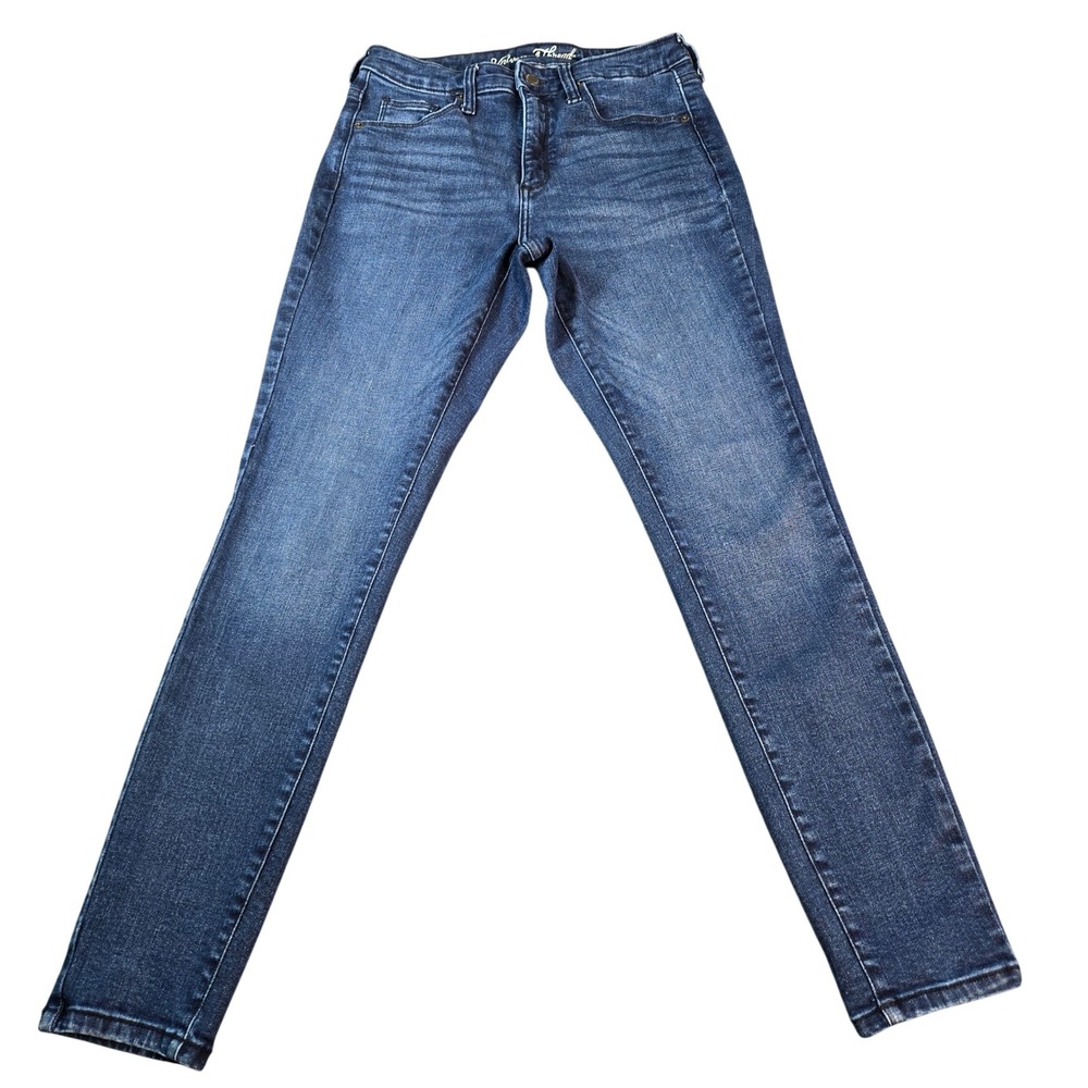 Universal Thread High Rise Skinny Jeans Women Size 8/29S Dark Wash Stretch Denim